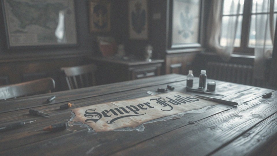 Dlaczego tatuaż Semper Fidelis jest popularny wśród wojskowych?