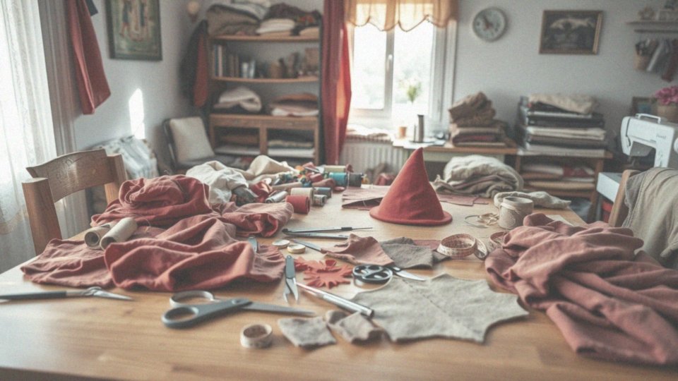 Jakie są wymiary materiałów potrzebnych do stroju krasnoludka?