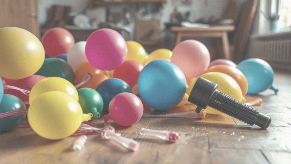 Jakie narzędzie jest potrzebne do pompowania balonów?