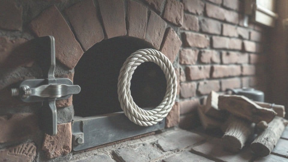 Jakie są zastosowania sznura do drzwiczek pieca?