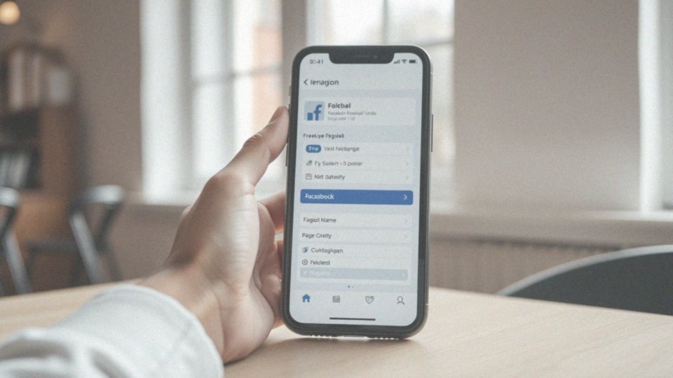 Jakie są kroki do założenia fanpage na telefonie?